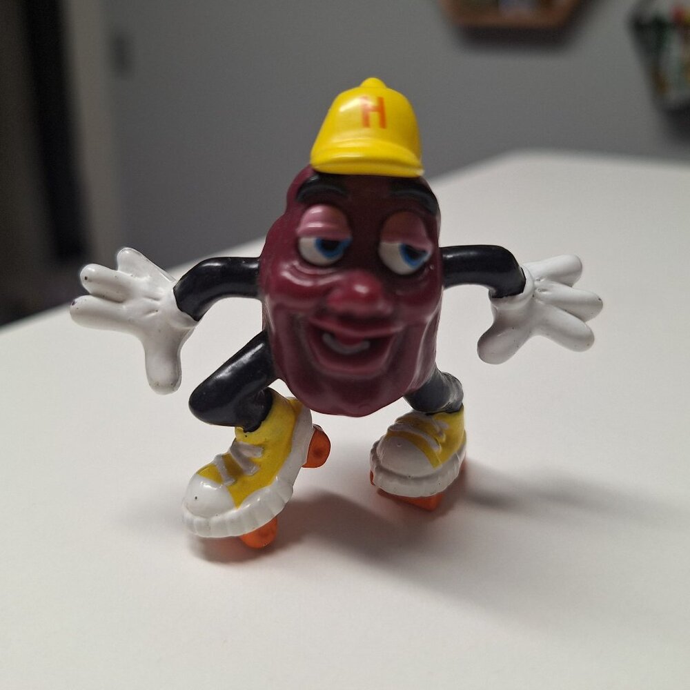 Applause California Raisins Roller Skating Figurine‎ Toy 1988 Retro